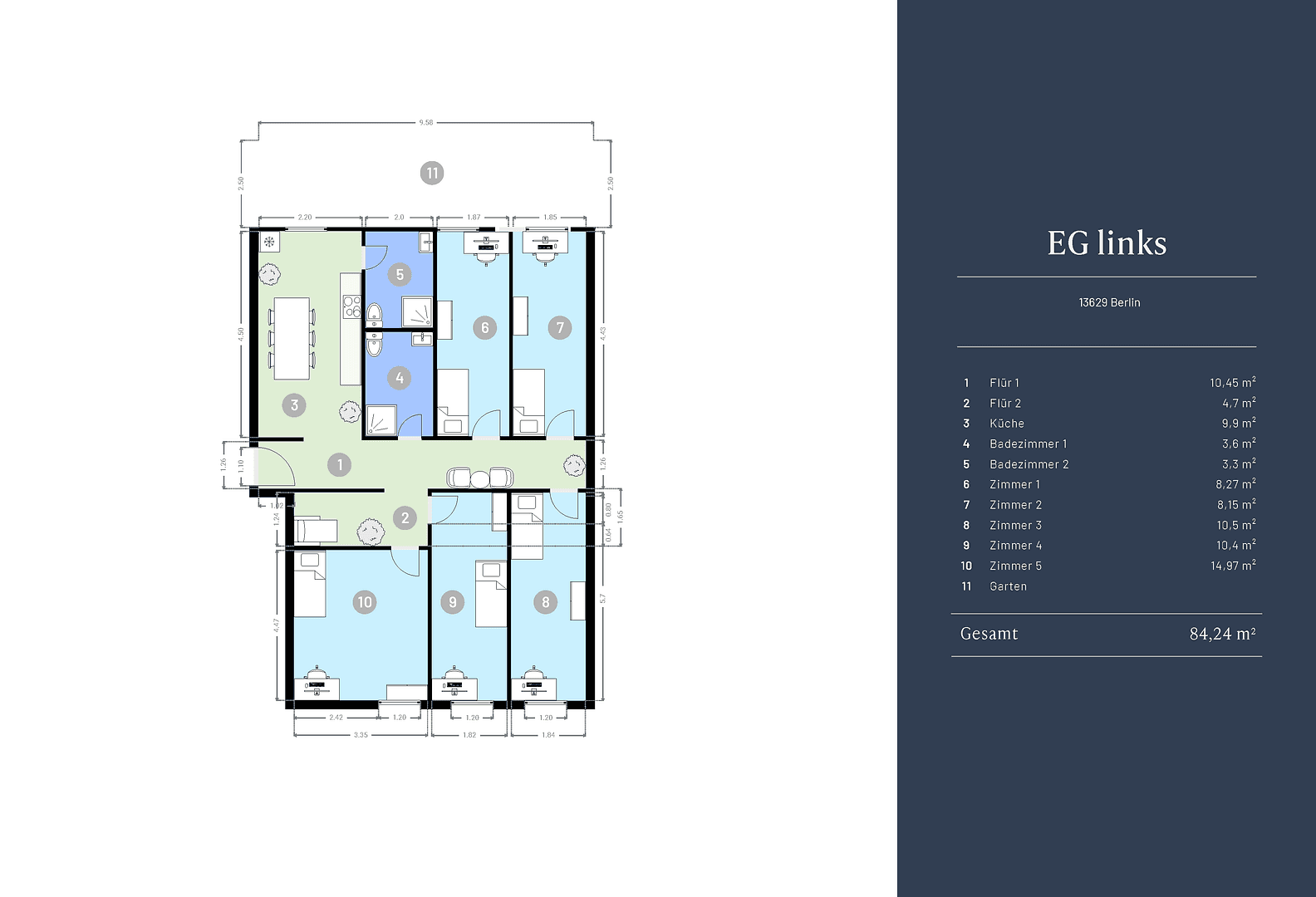 Predaj bytu 5-izbový 84 m², Berlin, Berlín Predaj bytu 5-izbový 84 m², Berlin, Berlín