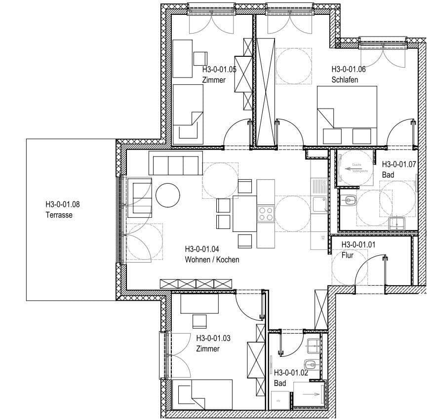 Prenájom bytu 4-izbový 103 m², Regener Straße 65, Berlin, Berlín Prenájom bytu 4-izbový 103 m², Regener Straße 65, Berlin, Berlín