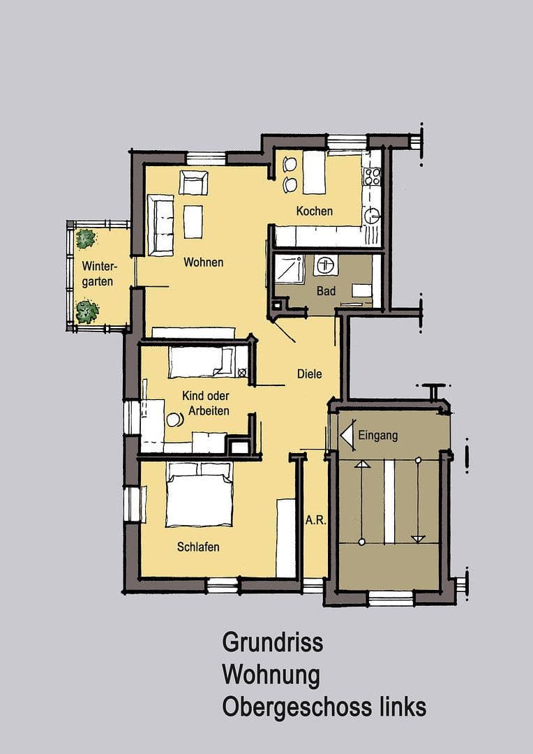 Prenájom bytu 3-izbový 80 m², Dresden, Sasko Prenájom bytu 3-izbový 80 m², Dresden, Sasko