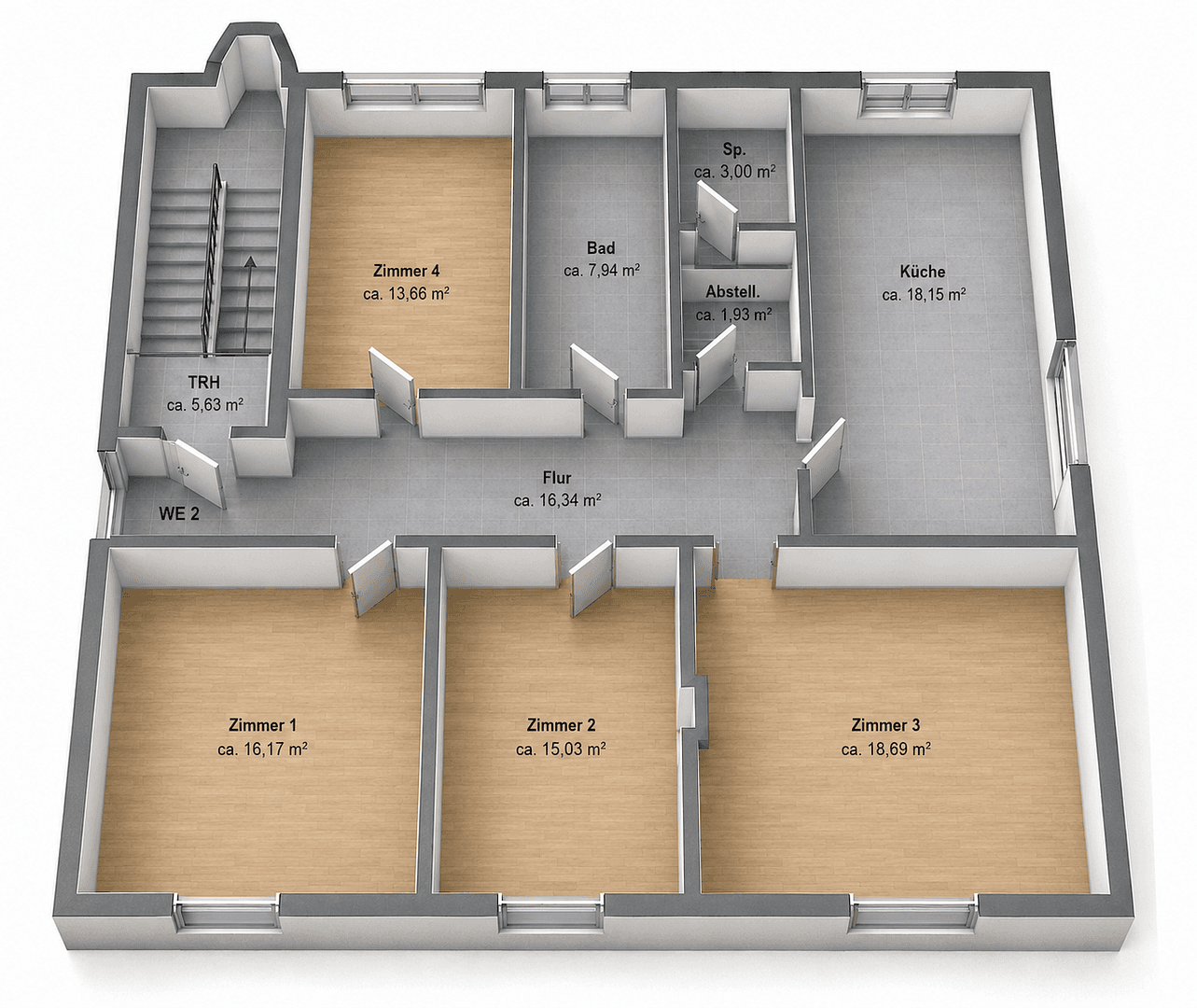 Predaj bytu 4-izbový 111 m², Niederstraße 9, Recklinghausen, Severné Porýnie - Westfálsko Predaj bytu 4-izbový 111 m², Niederstraße 9, Recklinghausen, Severné Porýnie - Westfálsko