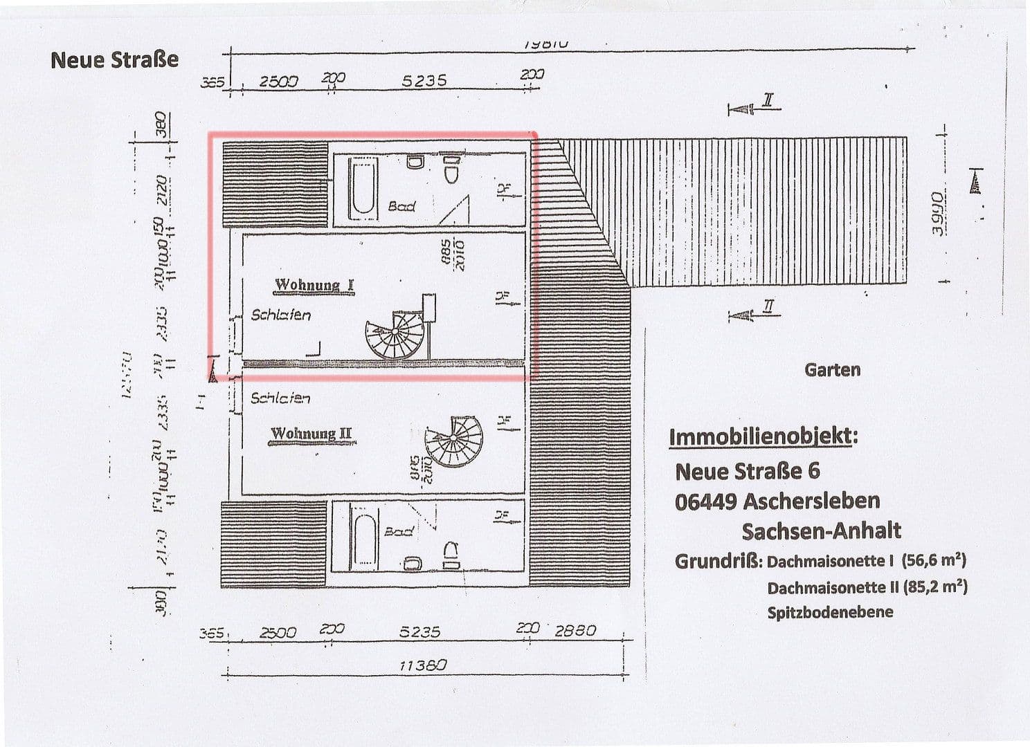 Prenájom bytu 2-izbový 57 m², Neue Straße 6, Aschersleben, Sasko-Anhaltsko Prenájom bytu 2-izbový 57 m², Neue Straße 6, Aschersleben, Sasko-Anhaltsko