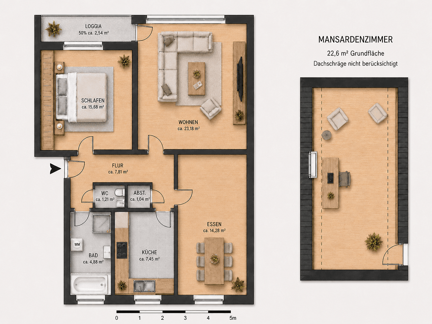 Predaj bytu 4-izbový 95 m², Mitteldamm 22C, Minden, Severné Porýnie - Westfálsko Predaj bytu 4-izbový 95 m², Mitteldamm 22C, Minden, Severné Porýnie - Westfálsko