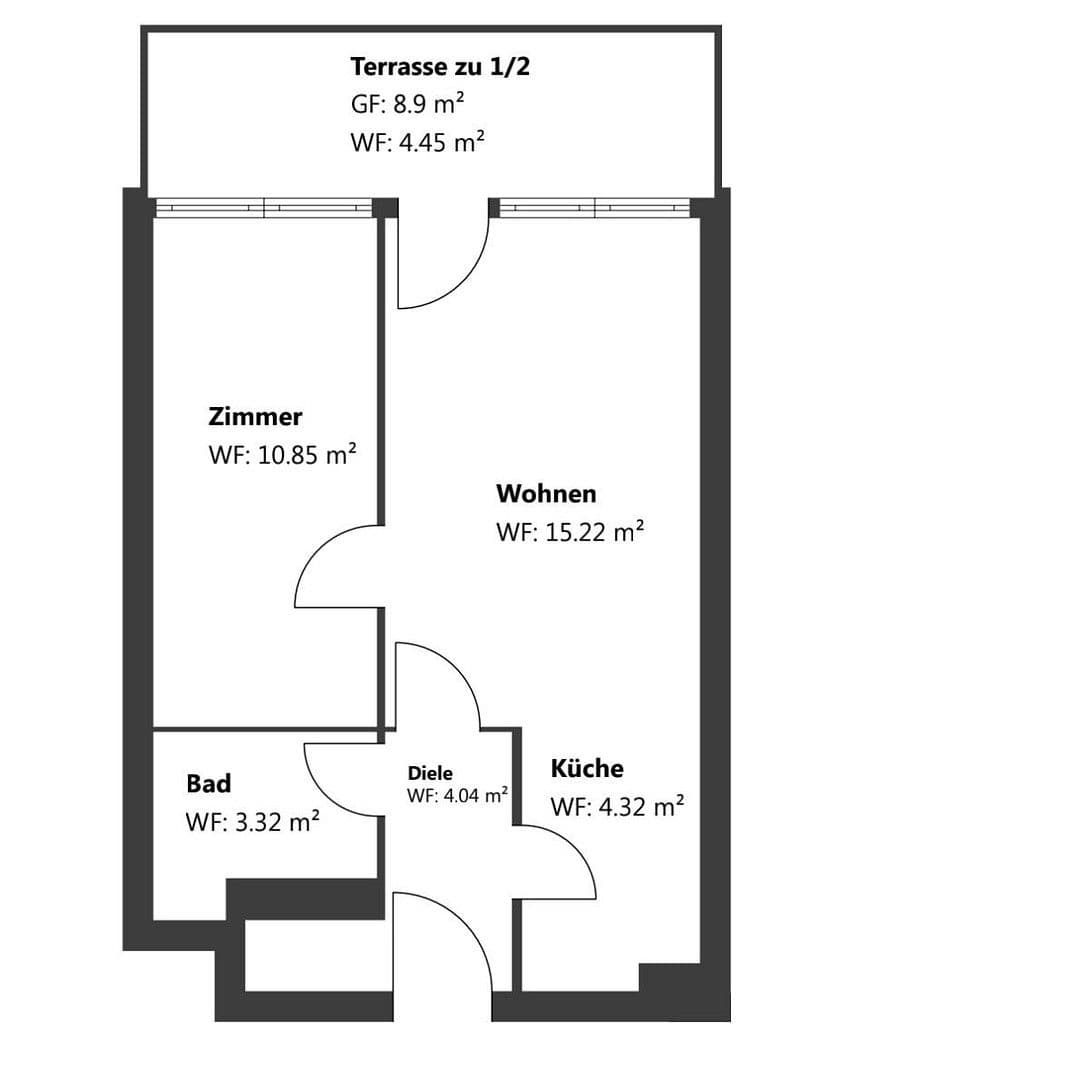 Predaj bytu 2-izbový 43 m², Romanstr 86, München, Bavorsko Predaj bytu 2-izbový 43 m², Romanstr 86, München, Bavorsko