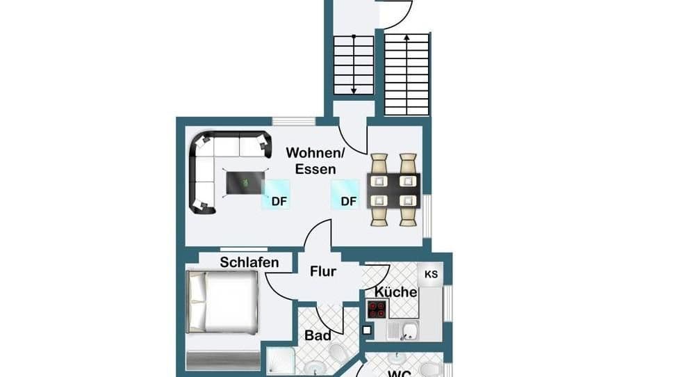 Prenájom bytu 2-izbový 60 m², Nikolausstraße 5, Fulda, Hesensko Prenájom bytu 2-izbový 60 m², Nikolausstraße 5, Fulda, Hesensko