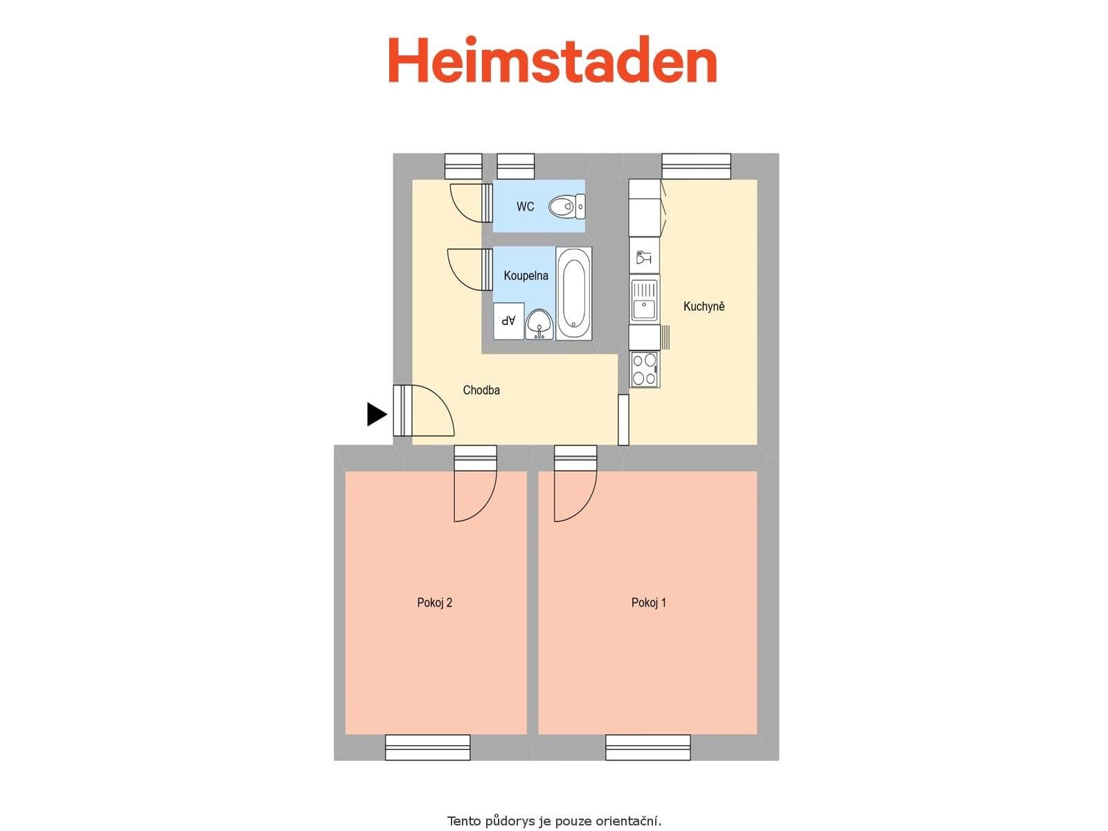 Prenájom bytu 2-izbový 53 m², Sadová, Havířov, Moravskoslezský kraj Prenájom bytu 2-izbový 53 m², Sadová, Havířov, Moravskoslezský kraj