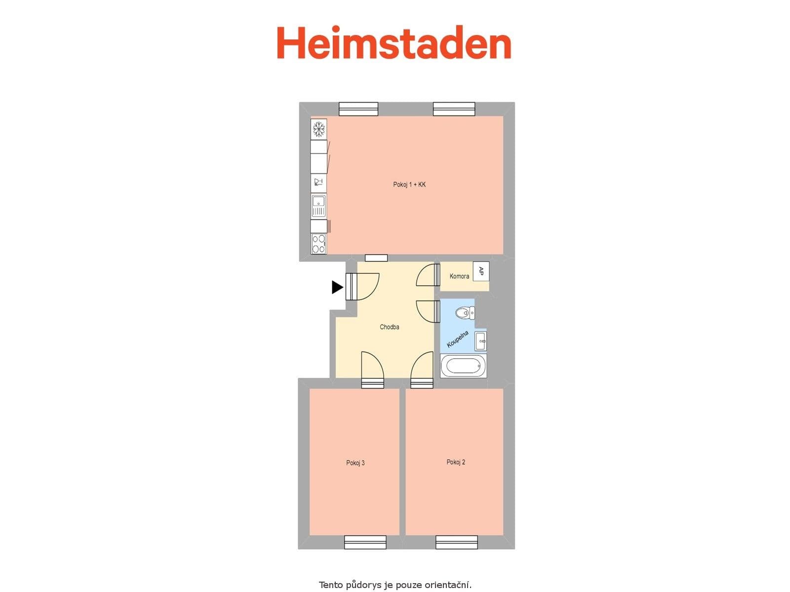 Prenájom bytu 3-izbový 66 m², Hlavní třída, Havířov, Moravskoslezský kraj Prenájom bytu 3-izbový 66 m², Hlavní třída, Havířov, Moravskoslezský kraj