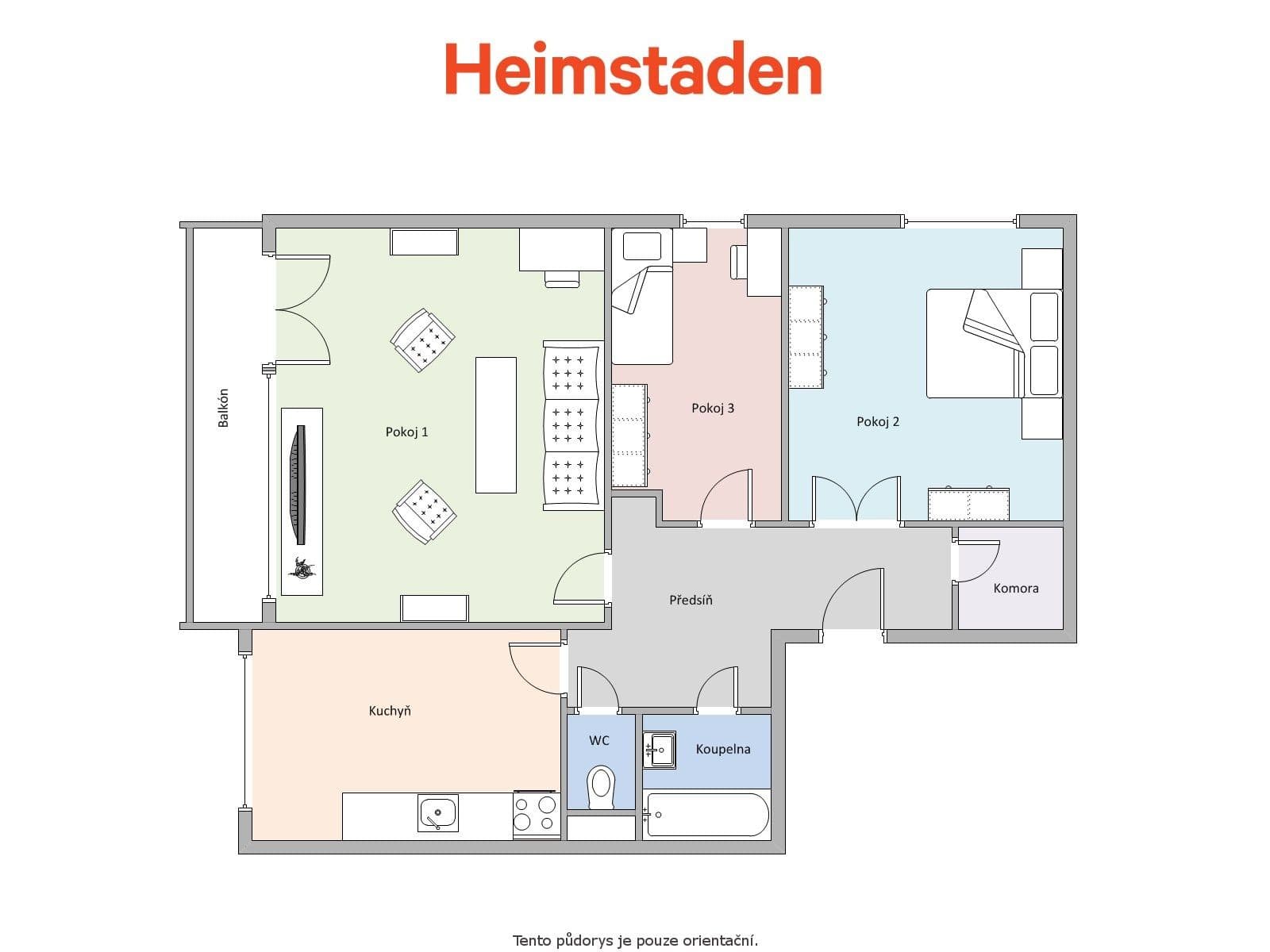 Prenájom bytu 3-izbový 68 m², Dělnická, Havířov, Moravskoslezský kraj Prenájom bytu 3-izbový 68 m², Dělnická, Havířov, Moravskoslezský kraj