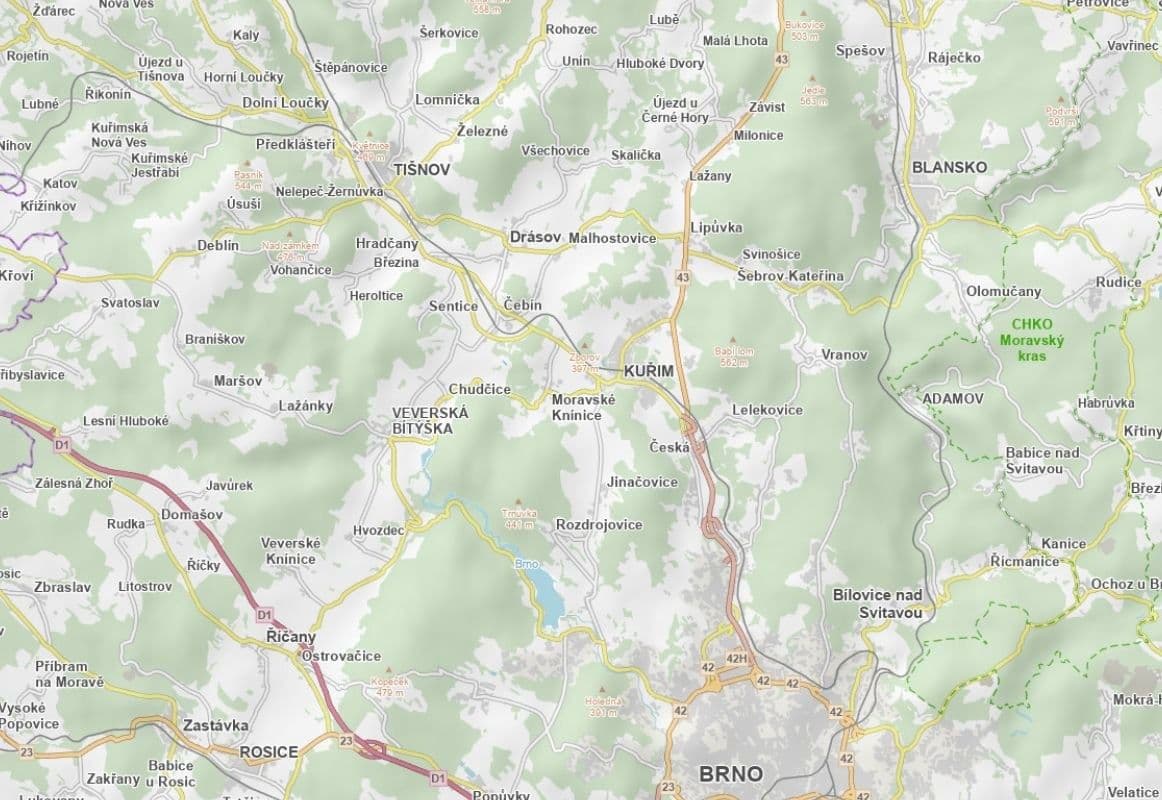 Predaj pozemku 4.738 m², Čebín, Jihomoravský kraj Predaj pozemku 4.738 m², Čebín, Jihomoravský kraj