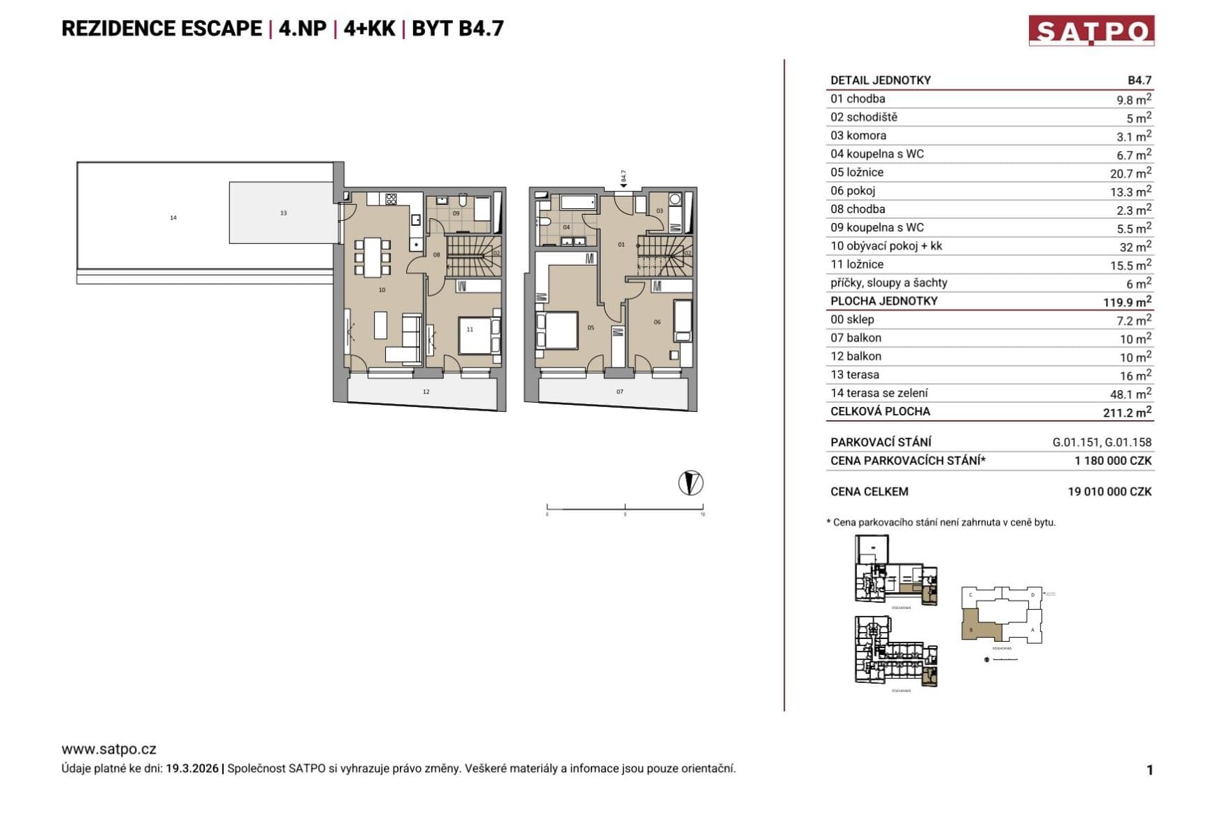 Predaj bytu 4-izbový 126 m², Stochovská, Praha, Praha Predaj bytu 4-izbový 126 m², Stochovská, Praha, Praha