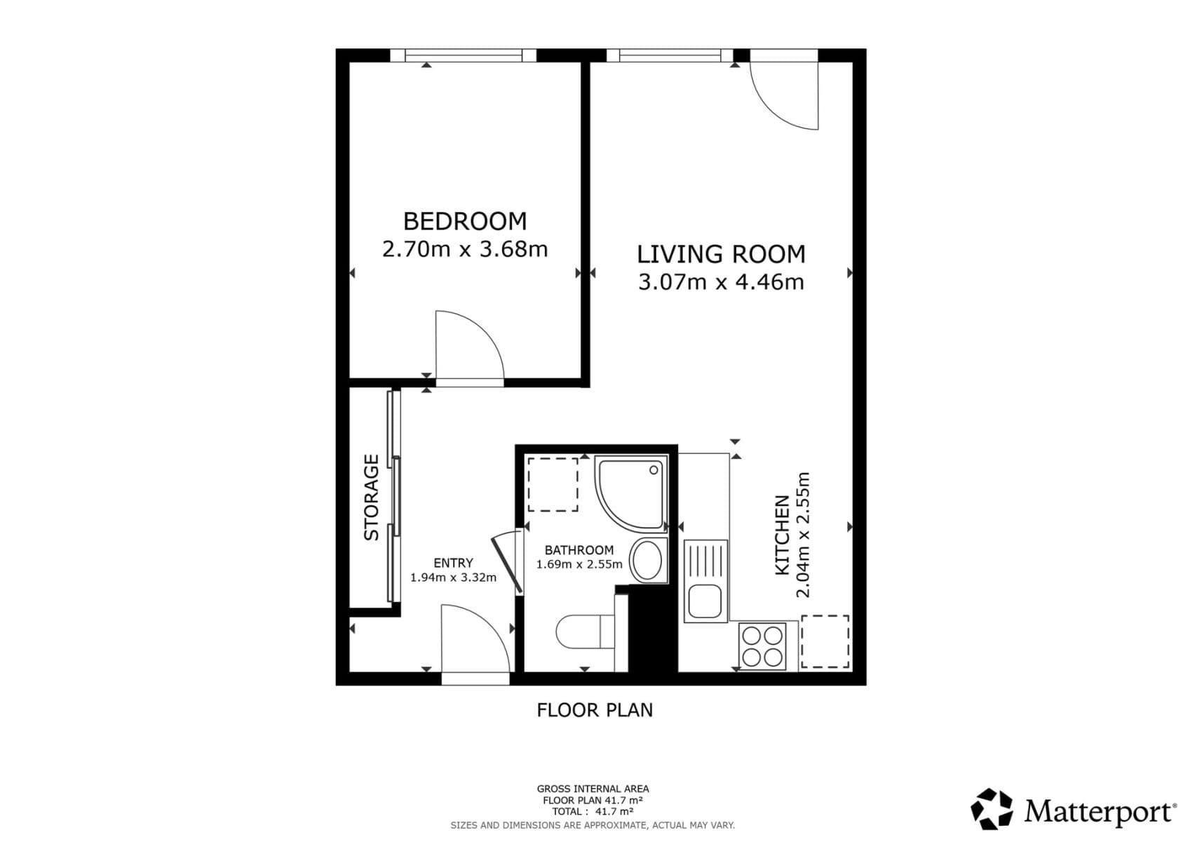 Prenájom bytu 2-izbový 41 m², Zárybská, Praha, Praha Prenájom bytu 2-izbový 41 m², Zárybská, Praha, Praha