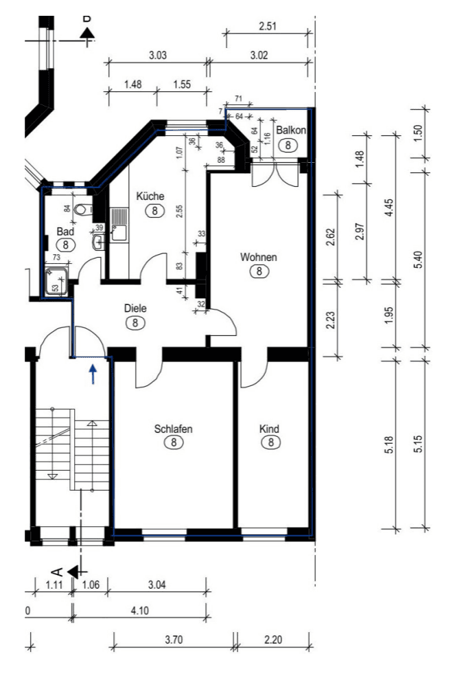 Predaj bytu 3-izbový 76 m², Düsseldorf, Severné Porýnie - Westfálsko Predaj bytu 3-izbový 76 m², Düsseldorf, Severné Porýnie - Westfálsko