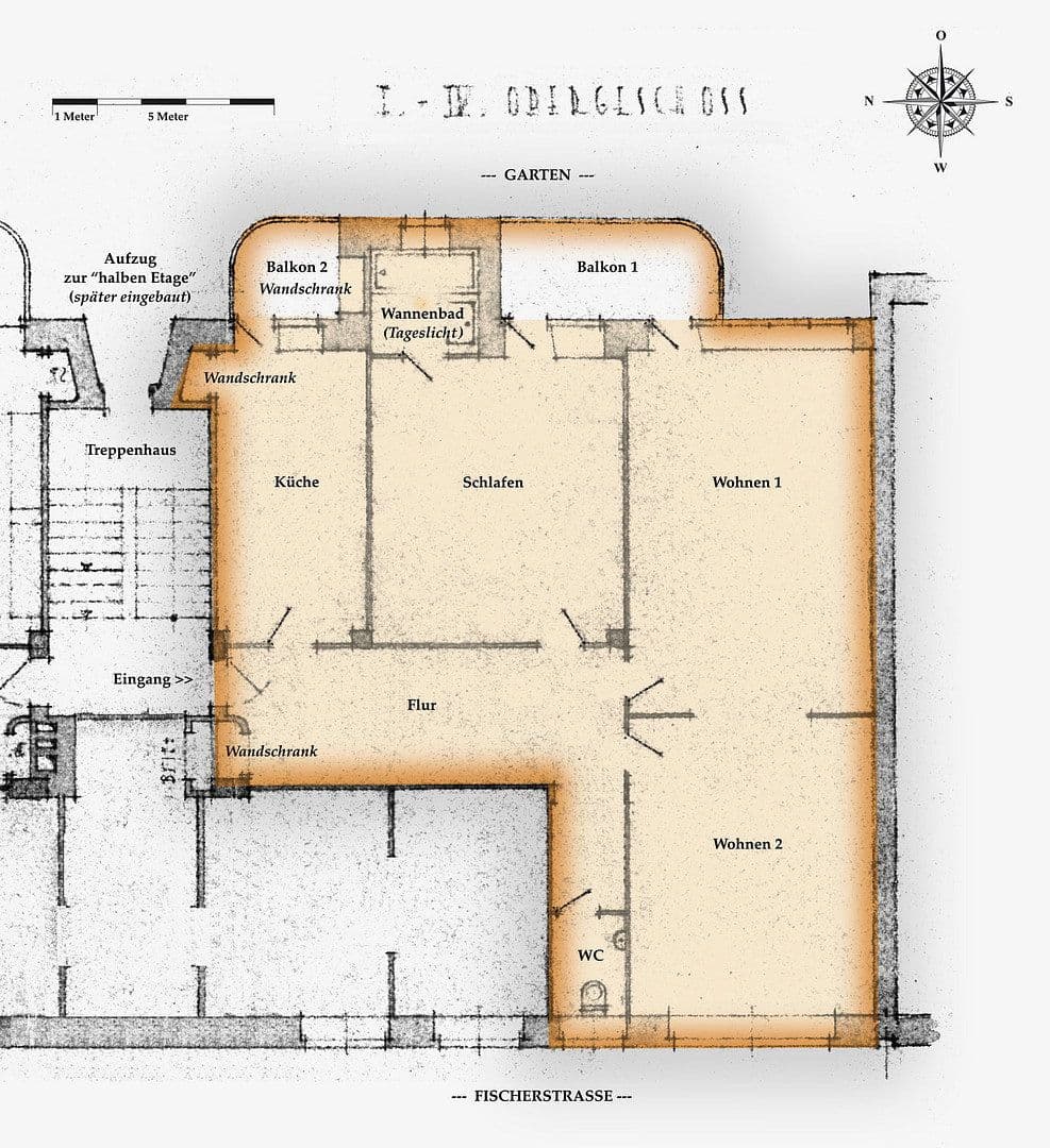Prenájom bytu 2-izbový 100 m², Fischerstr. 45, Düsseldorf, Severné Porýnie - Westfálsko Prenájom bytu 2-izbový 100 m², Fischerstr. 45, Düsseldorf, Severné Porýnie - Westfálsko
