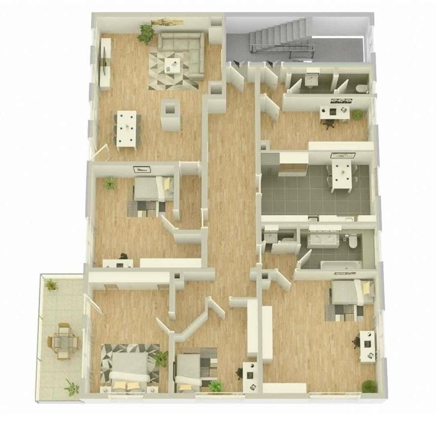 Prenájom bytu 5-izbový 161 m², Villingen-Schwenningen, Bádensko-Wurttembersko Prenájom bytu 5-izbový 161 m², Villingen-Schwenningen, Bádensko-Wurttembersko
