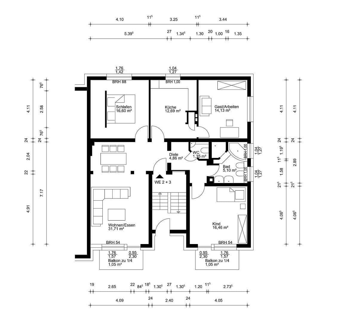 Predaj bytu 4-izbový 105 m², Heiligenhaus, Severné Porýnie - Westfálsko Predaj bytu 4-izbový 105 m², Heiligenhaus, Severné Porýnie - Westfálsko