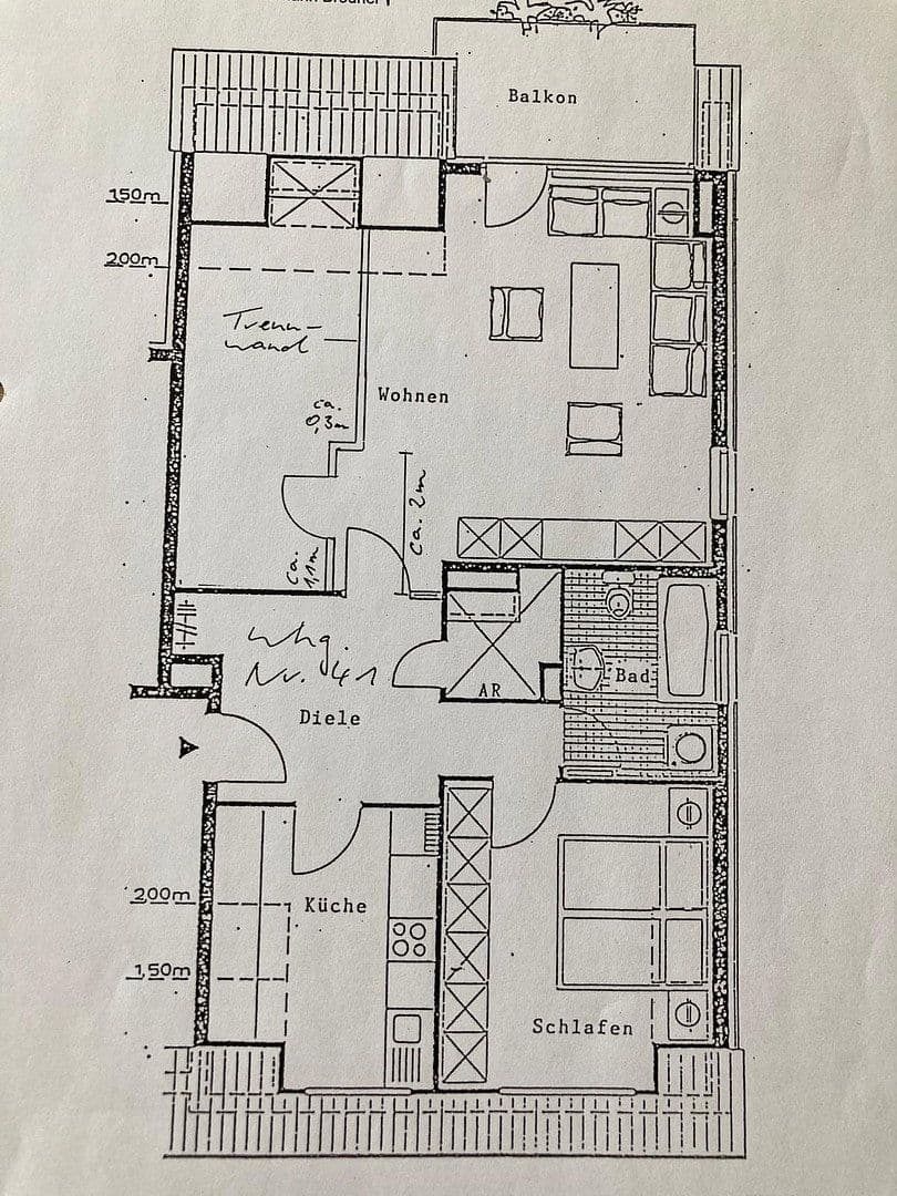 Prenájom bytu 3-izbový 79 m², Haydnstraße 128, Mettmann, Severné Porýnie - Westfálsko Prenájom bytu 3-izbový 79 m², Haydnstraße 128, Mettmann, Severné Porýnie - Westfálsko