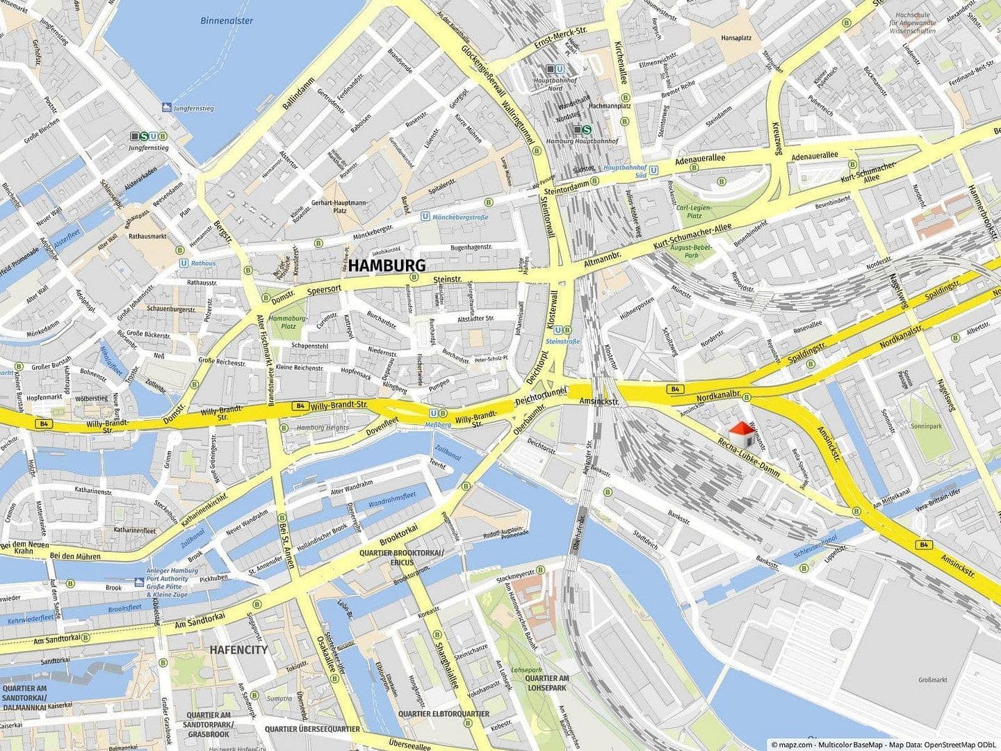 Prenájom bytu 14 m², Hamburg, Hamburg Prenájom bytu 14 m², Hamburg, Hamburg