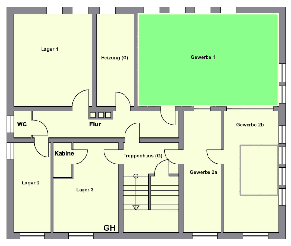 Prenájom kancelárie 47 m², Gartenstraße 15, Bad Segeberg, Šlezvicko-Holštajnsko Prenájom kancelárie 47 m², Gartenstraße 15, Bad Segeberg, Šlezvicko-Holštajnsko