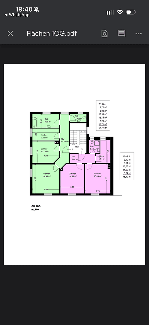 Predaj bytu 2-izbový 46 m², Augsburg, Bavorsko Predaj bytu 2-izbový 46 m², Augsburg, Bavorsko