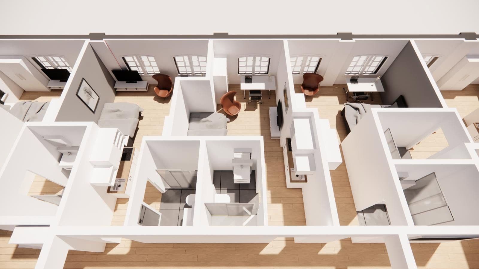 Prenájom bytu 1-izbový 25 m², Finkstraße 5, Lüneburg, Dolné Sasko Prenájom bytu 1-izbový 25 m², Finkstraße 5, Lüneburg, Dolné Sasko