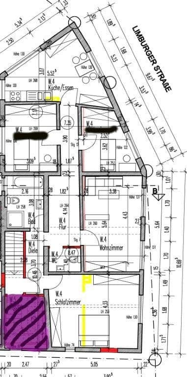 Prenájom bytu 4-izbový 104 m², Limburger Str. 165, Bad Camberg, Hesensko Prenájom bytu 4-izbový 104 m², Limburger Str. 165, Bad Camberg, Hesensko