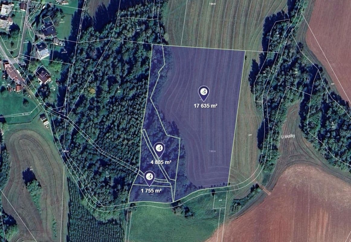 Predaj pozemku 24.195 m², Chotěvice, Královéhradecký kraj Predaj pozemku 24.195 m², Chotěvice, Královéhradecký kraj