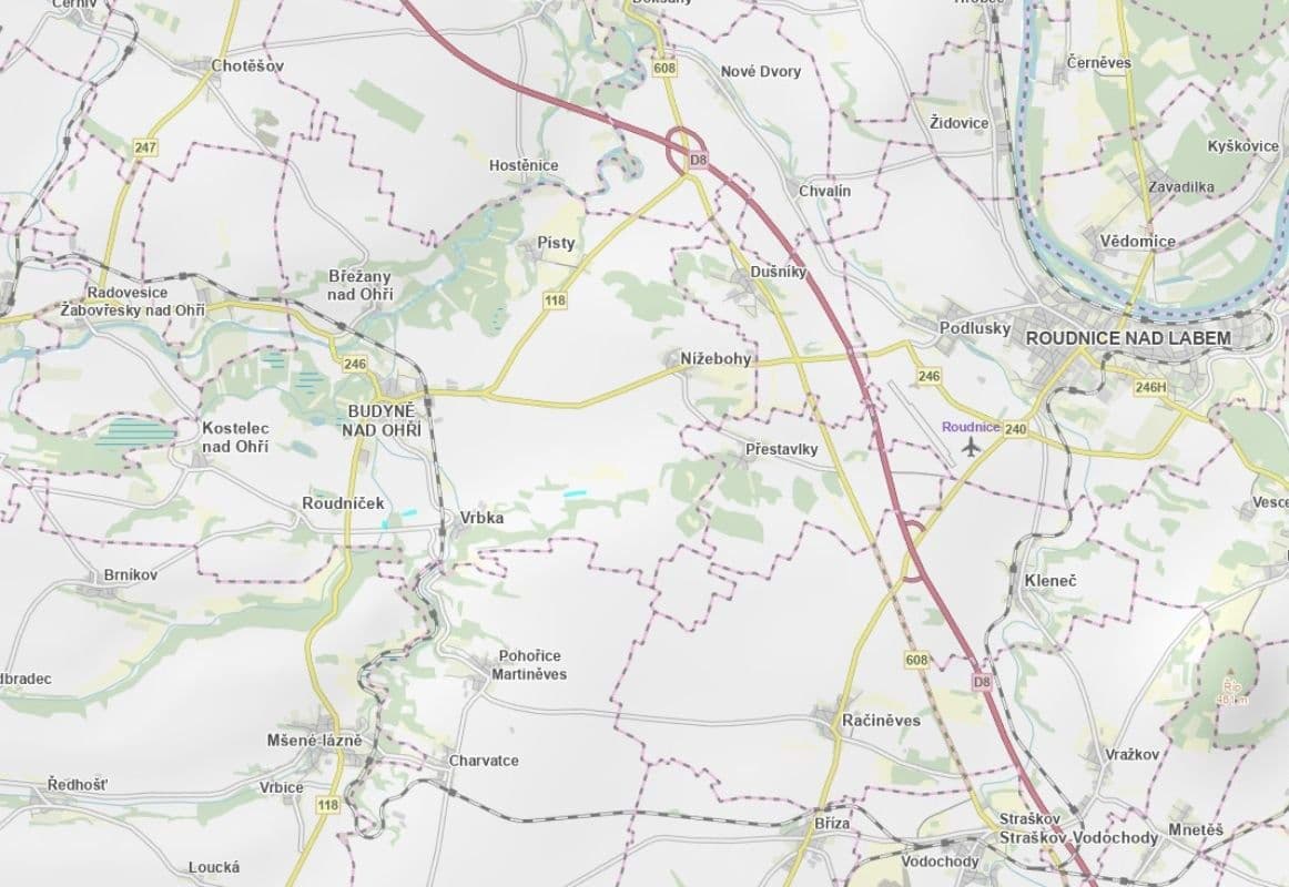 Predaj pozemku 7.827 m², Budyně nad Ohří, Ústecký kraj Predaj pozemku 7.827 m², Budyně nad Ohří, Ústecký kraj