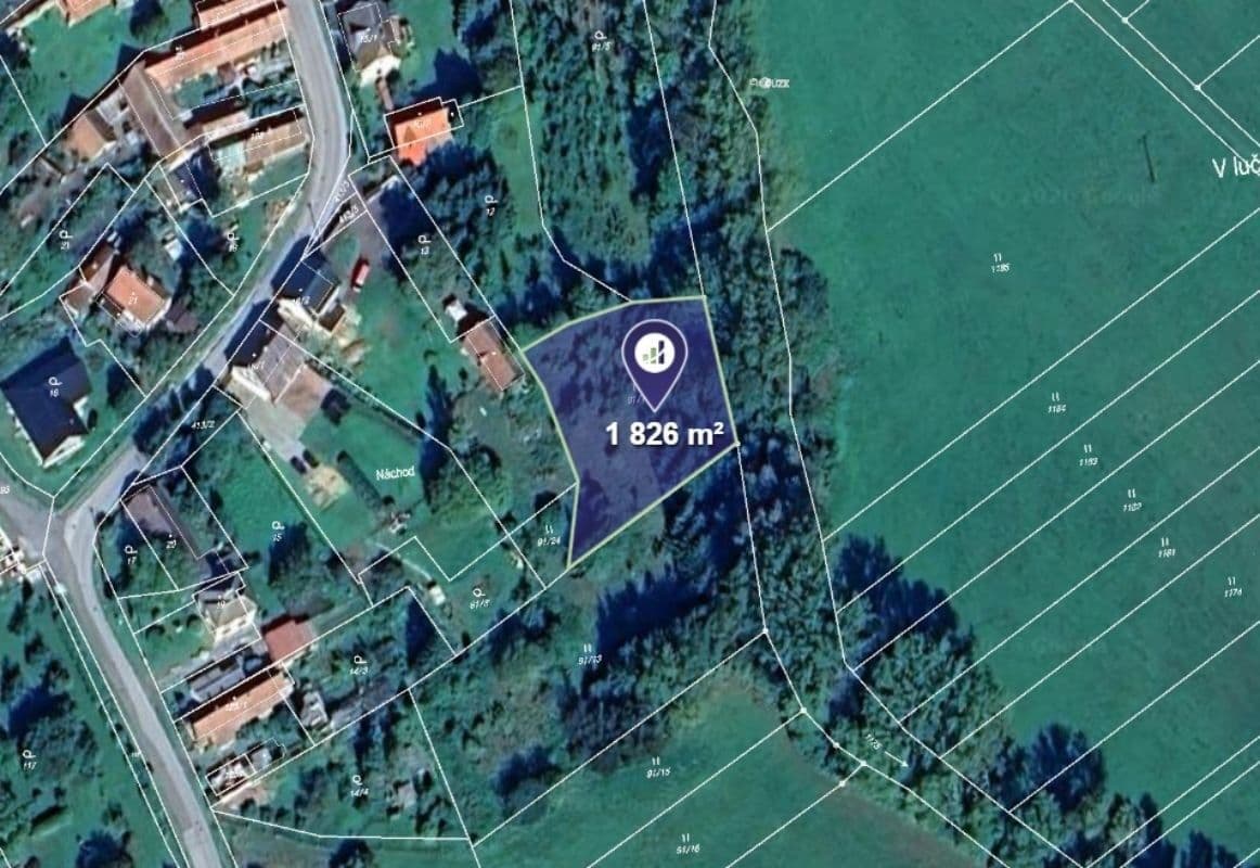Predaj pozemku 2.282 m², Smidary, Královéhradecký kraj Predaj pozemku 2.282 m², Smidary, Královéhradecký kraj