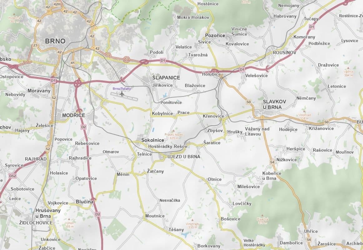 Predaj pozemku 31.775 m², Sokolnice, Jihomoravský kraj Predaj pozemku 31.775 m², Sokolnice, Jihomoravský kraj