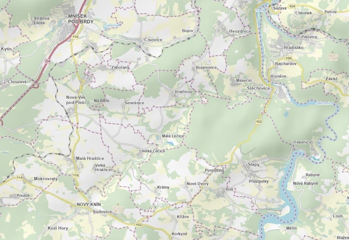 Predaj pozemku 56.080 m², Bojanovice, Středočeský kraj Predaj pozemku 56.080 m², Bojanovice, Středočeský kraj
