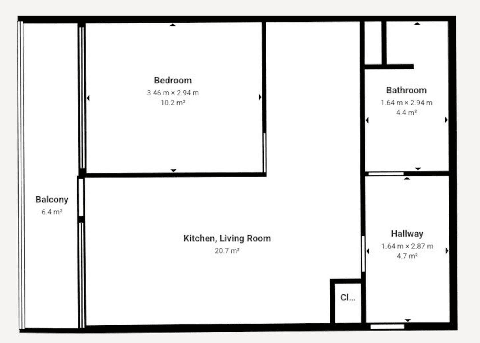 Prenájom bytu 2-izbový 40 m², Nekvasilova, Praha, Praha Prenájom bytu 2-izbový 40 m², Nekvasilova, Praha, Praha