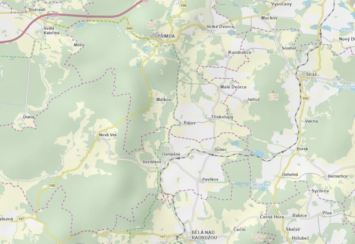 Predaj pozemku 1.766 m², Přimda, Plzeňský kraj Predaj pozemku 1.766 m², Přimda, Plzeňský kraj