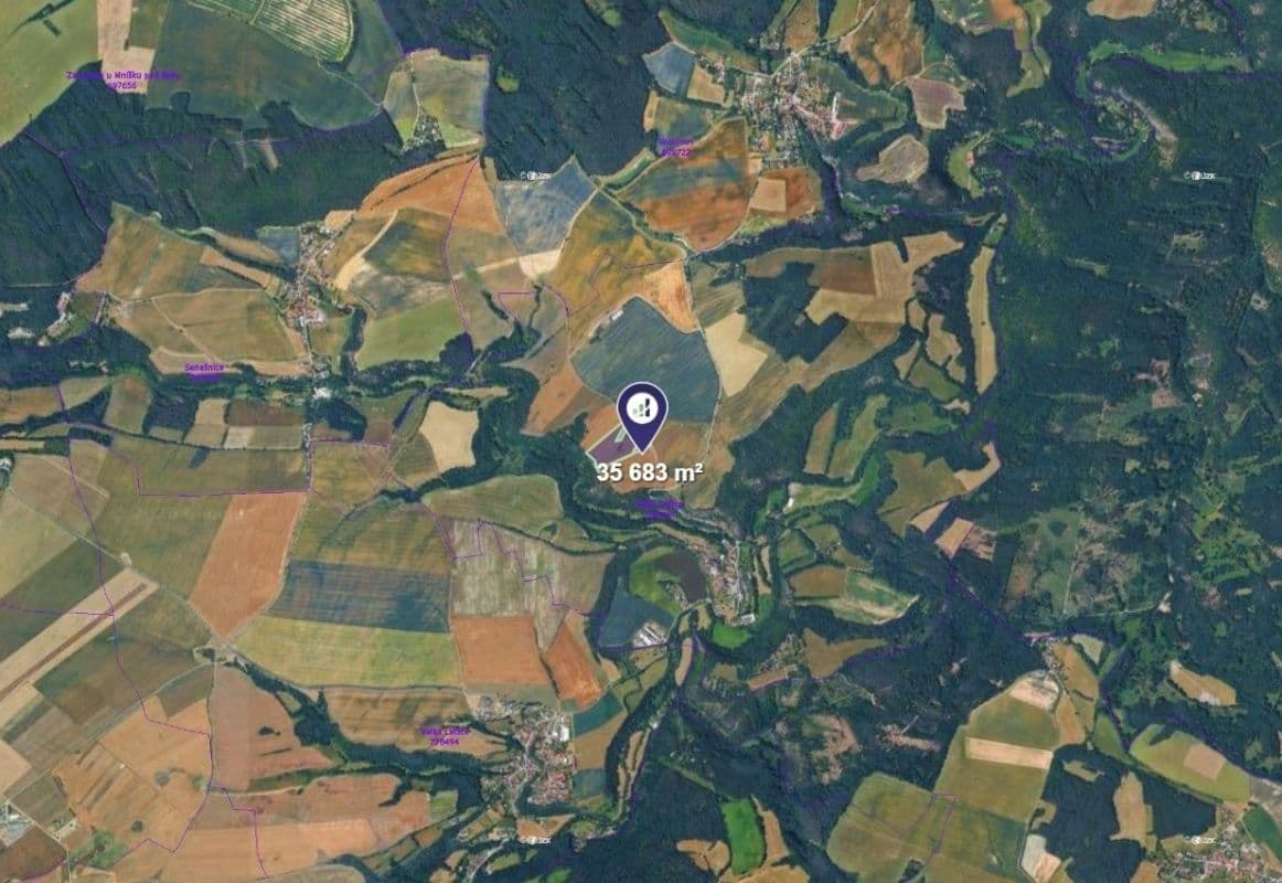 Predaj pozemku 35.683 m², Bojanovice, Středočeský kraj Predaj pozemku 35.683 m², Bojanovice, Středočeský kraj