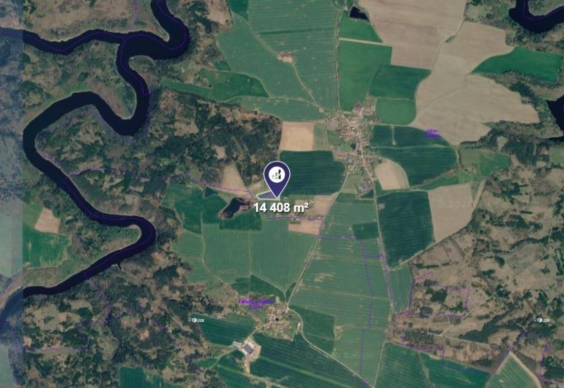 Predaj pozemku 14.408 m², Oslov, Jihočeský kraj Predaj pozemku 14.408 m², Oslov, Jihočeský kraj