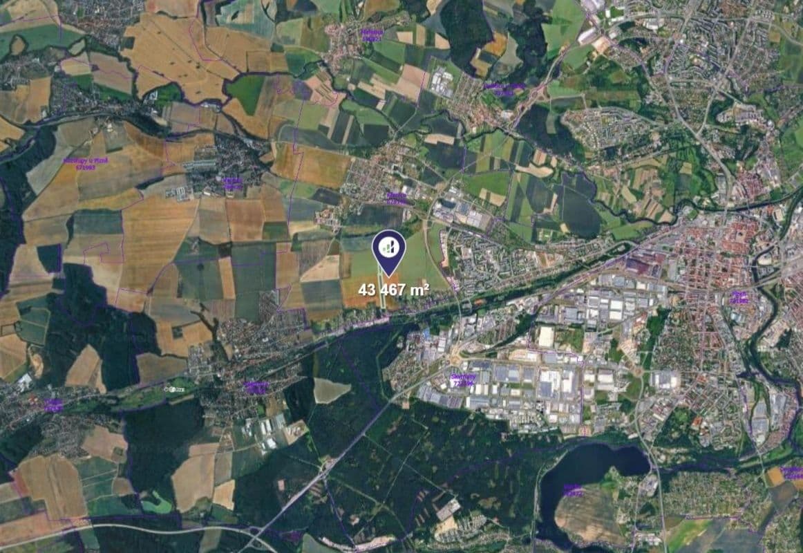Predaj pozemku 10.867 m², Plzeň, Plzeňský kraj Predaj pozemku 10.867 m², Plzeň, Plzeňský kraj