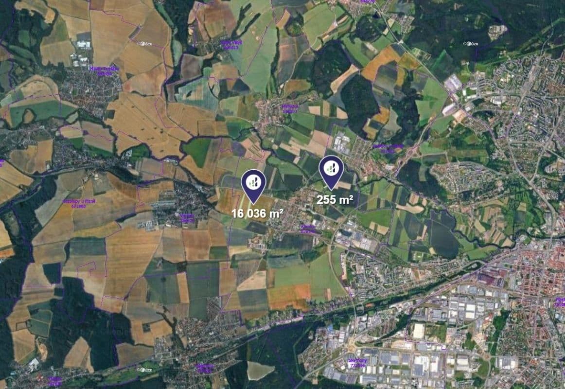 Predaj pozemku 4.073 m², Plzeň, Plzeňský kraj Predaj pozemku 4.073 m², Plzeň, Plzeňský kraj