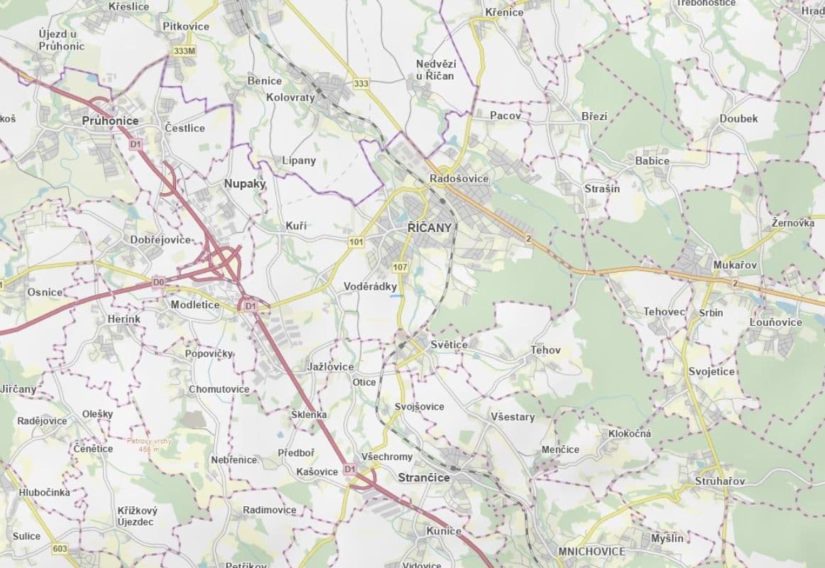 Predaj pozemku 7.280 m², Říčany, Středočeský kraj Predaj pozemku 7.280 m², Říčany, Středočeský kraj