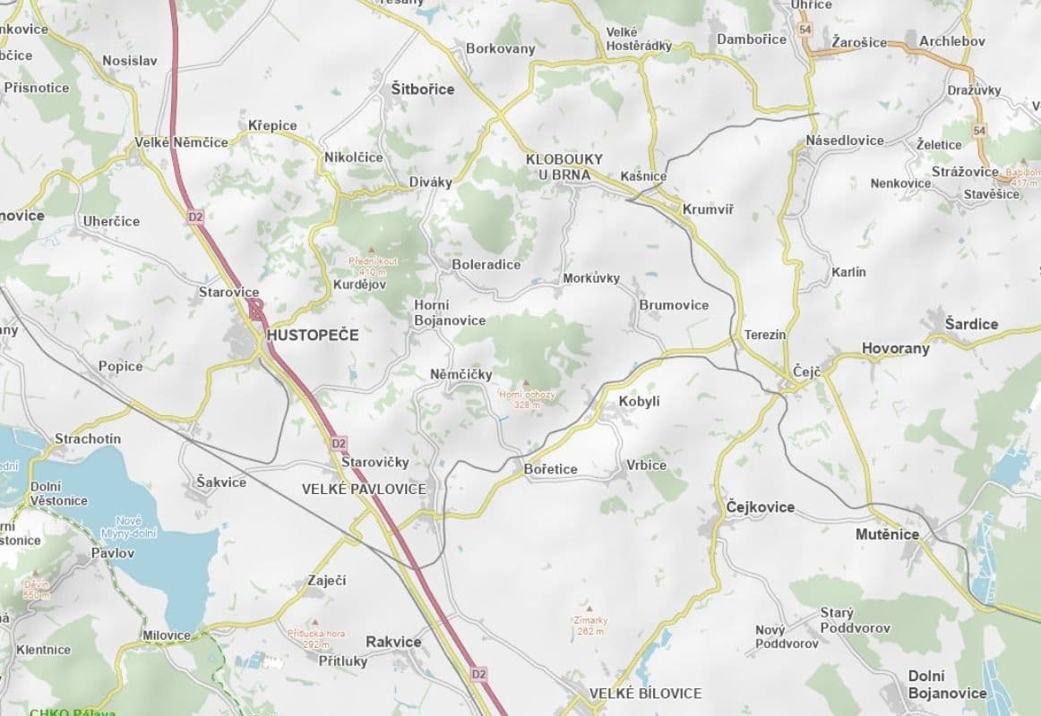 Predaj pozemku 3.571 m², Němčičky, Jihomoravský kraj Predaj pozemku 3.571 m², Němčičky, Jihomoravský kraj