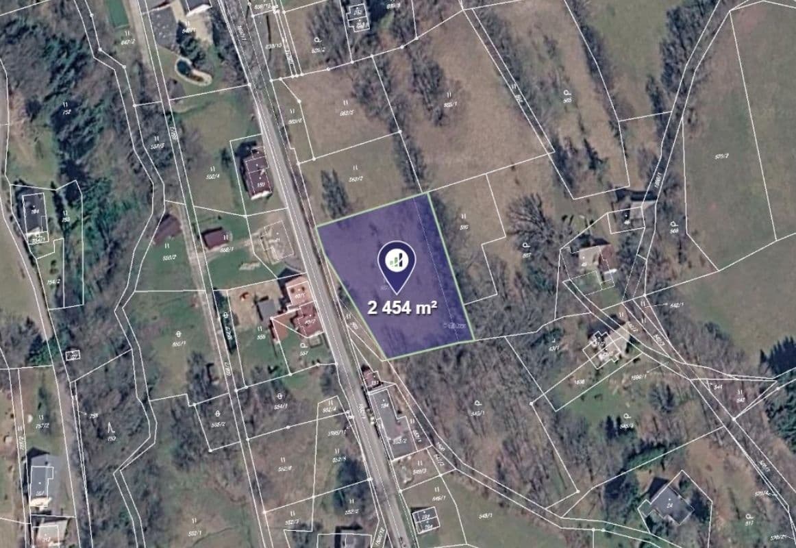 Predaj pozemku 2.454 m², Zlatá Olešnice, Liberecký kraj Predaj pozemku 2.454 m², Zlatá Olešnice, Liberecký kraj