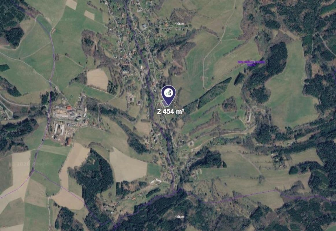 Predaj pozemku 2.454 m², Zlatá Olešnice, Liberecký kraj Predaj pozemku 2.454 m², Zlatá Olešnice, Liberecký kraj