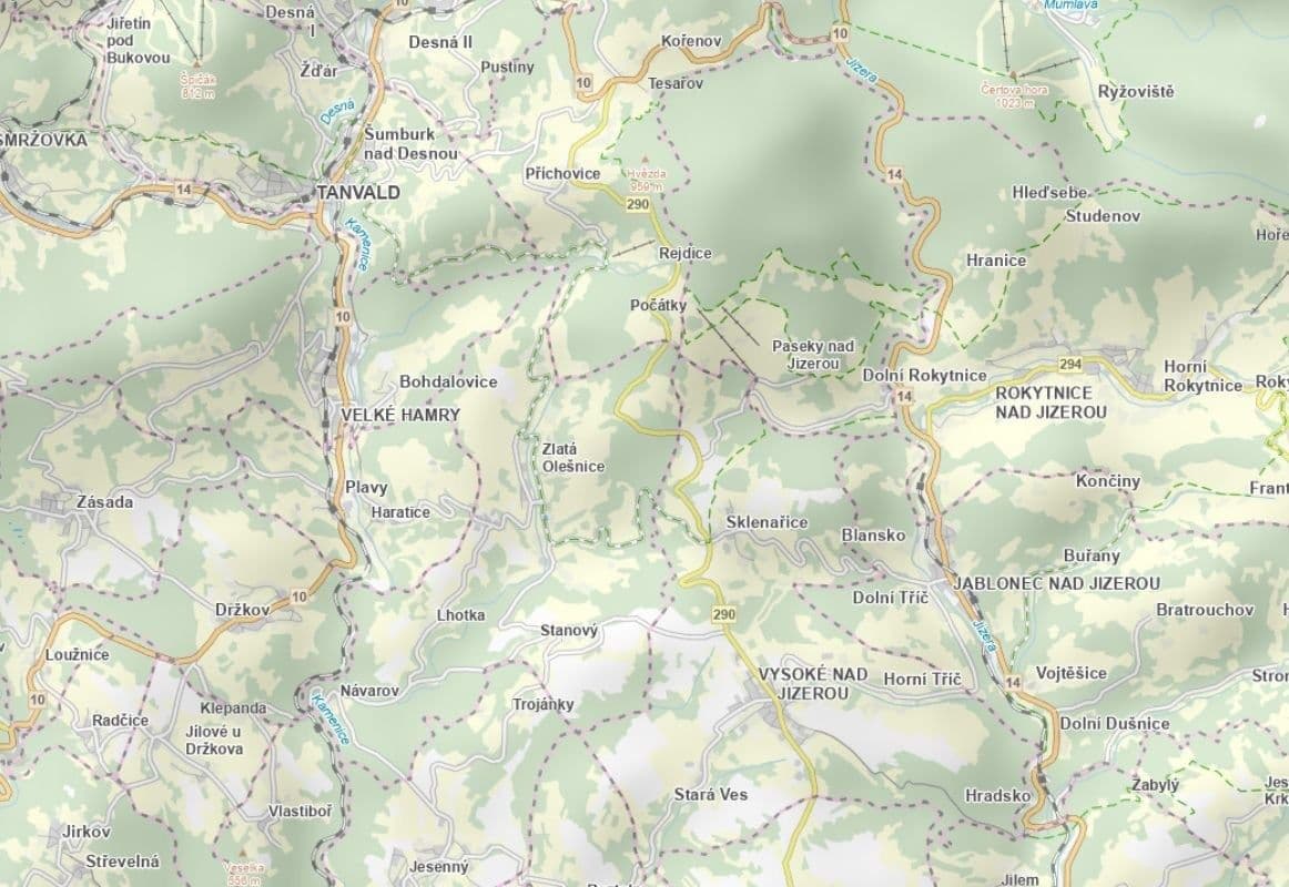 Predaj pozemku 2.454 m², Zlatá Olešnice, Liberecký kraj Predaj pozemku 2.454 m², Zlatá Olešnice, Liberecký kraj