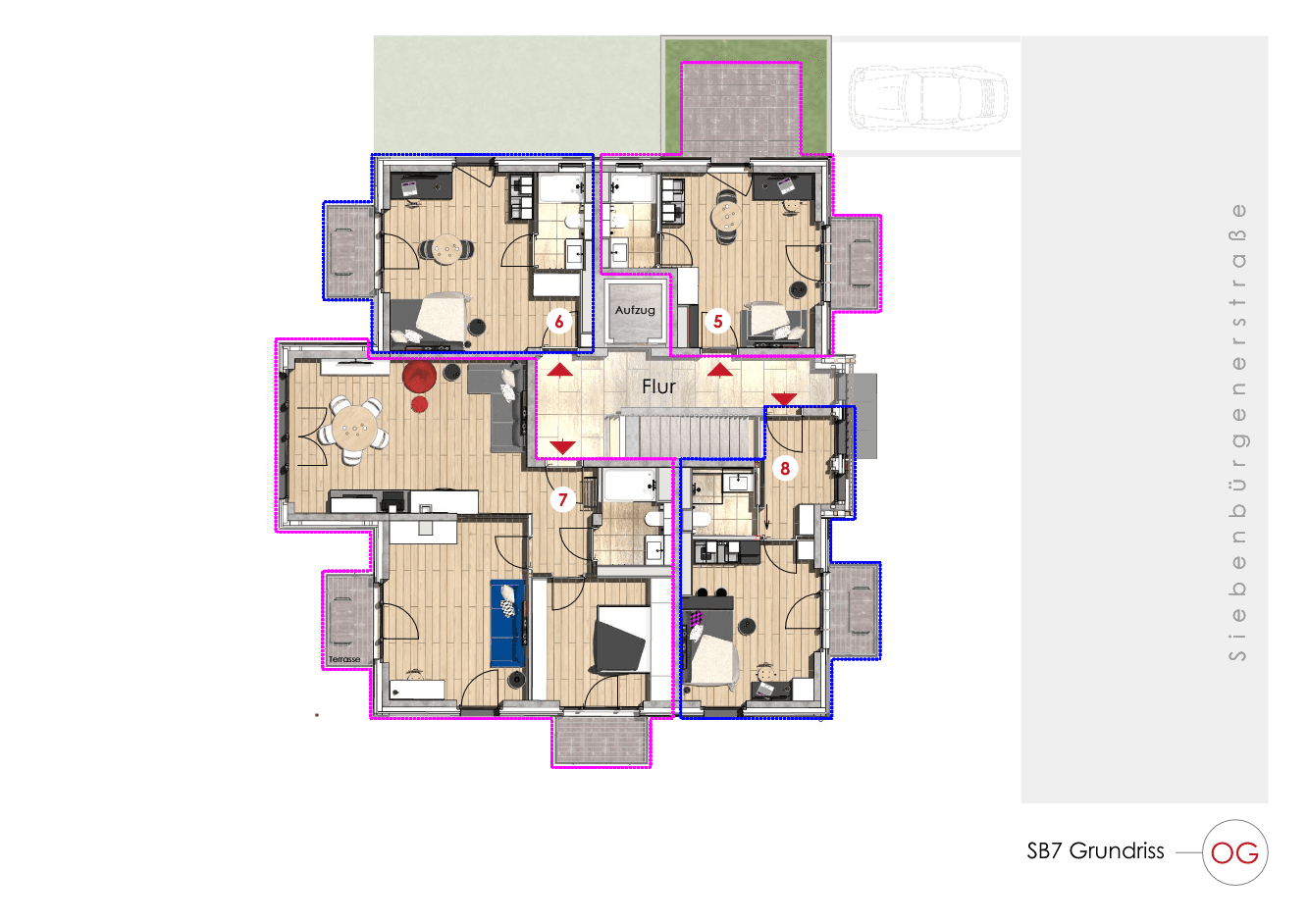 Prenájom bytu 1-izbový 26 m², Siebenbürgenerstrasse 7, München, Bavorsko Prenájom bytu 1-izbový 26 m², Siebenbürgenerstrasse 7, München, Bavorsko