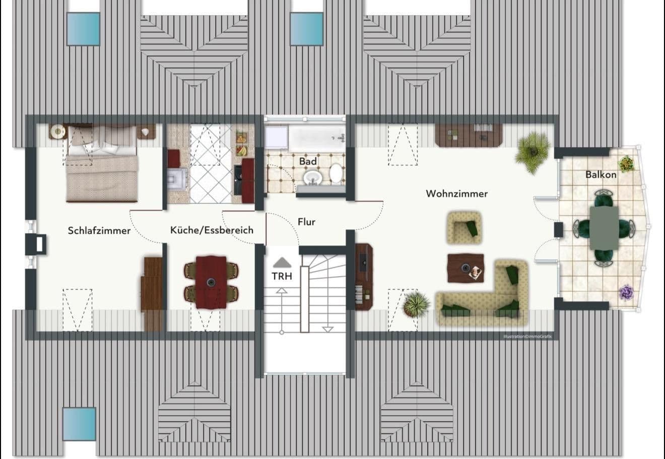 Prenájom bytu 2-izbový 66 m², Bruchsal, Bádensko-Wurttembersko Prenájom bytu 2-izbový 66 m², Bruchsal, Bádensko-Wurttembersko
