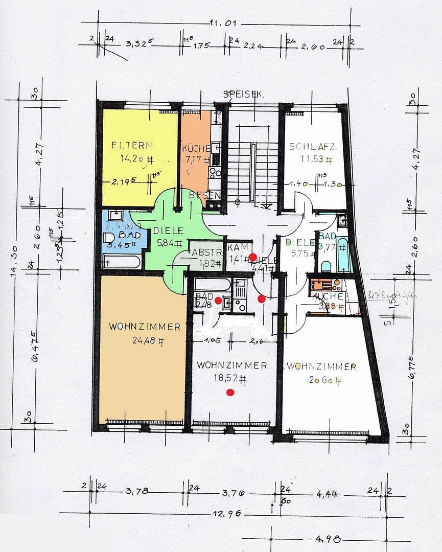 Prenájom bytu 1-izbový 26 m², Kompagniestraße 13, Flensburg, Šlezvicko-Holštajnsko Prenájom bytu 1-izbový 26 m², Kompagniestraße 13, Flensburg, Šlezvicko-Holštajnsko