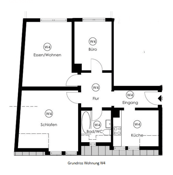 Prenájom bytu 3-izbový 66 m², Neckarsulm, Bádensko-Wurttembersko Prenájom bytu 3-izbový 66 m², Neckarsulm, Bádensko-Wurttembersko