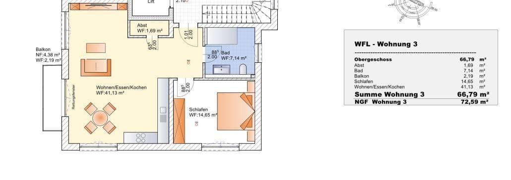 Prenájom bytu 2-izbový 67 m², Bad Schönborn, Bádensko-Wurttembersko Prenájom bytu 2-izbový 67 m², Bad Schönborn, Bádensko-Wurttembersko