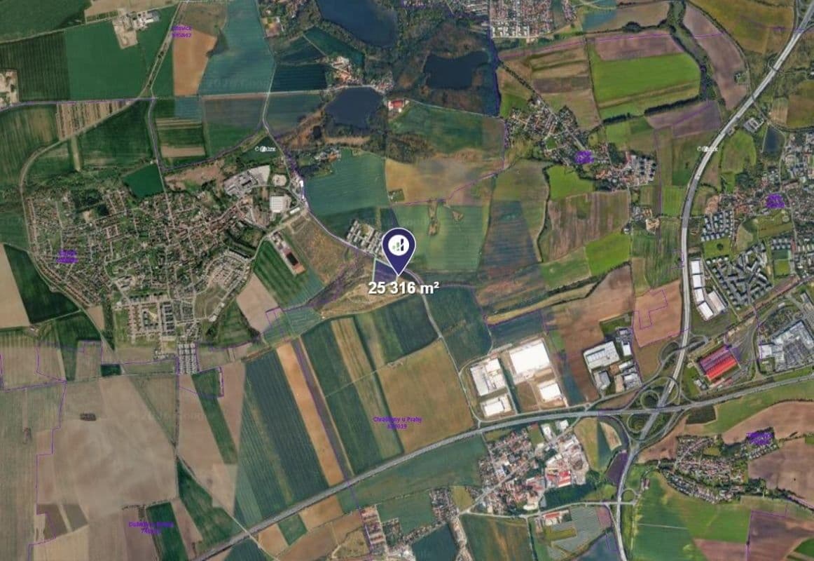 Predaj pozemku 12.658 m², Chrášťany, Středočeský kraj Predaj pozemku 12.658 m², Chrášťany, Středočeský kraj