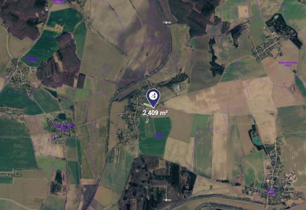 Predaj pozemku 1.205 m², Mlékosrby, Královéhradecký kraj Predaj pozemku 1.205 m², Mlékosrby, Královéhradecký kraj