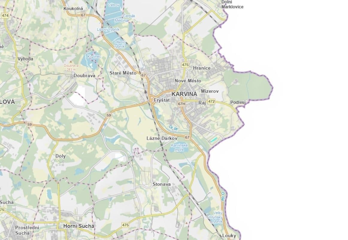 Predaj pozemku 10.371 m², Karviná, Moravskoslezský kraj Predaj pozemku 10.371 m², Karviná, Moravskoslezský kraj