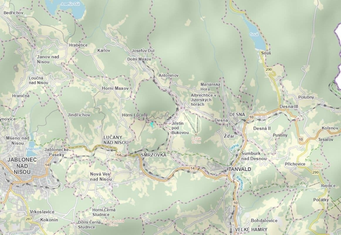 Predaj pozemku 12.872 m², Smržovka, Liberecký kraj Predaj pozemku 12.872 m², Smržovka, Liberecký kraj