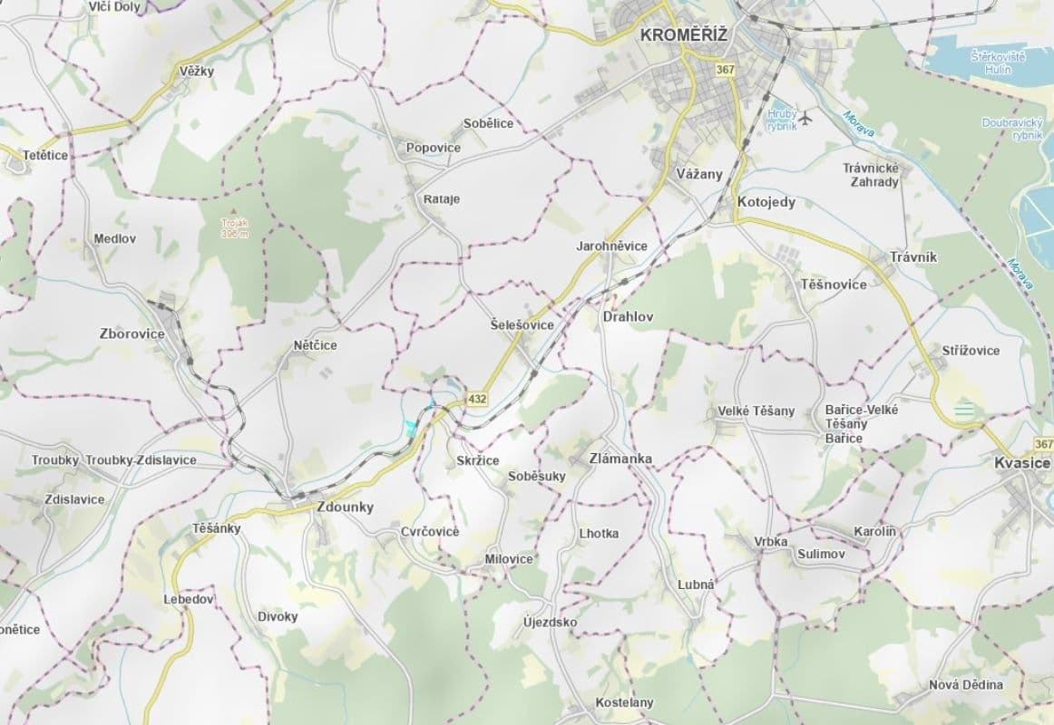 Predaj pozemku 2.187 m², Zdounky, Zlínský kraj Predaj pozemku 2.187 m², Zdounky, Zlínský kraj